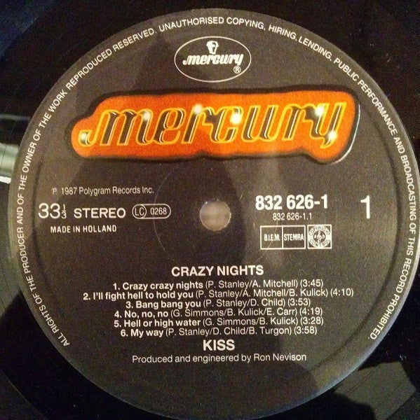 Kiss - Crazy Nights