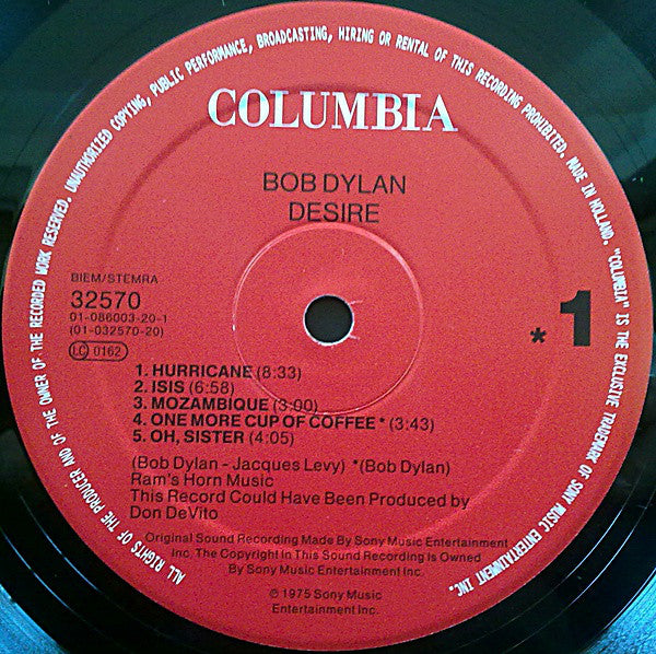 Dylan, Bob - Desire