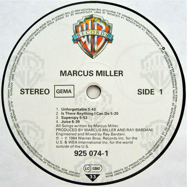 Miller, Marcus - Marcus Miller