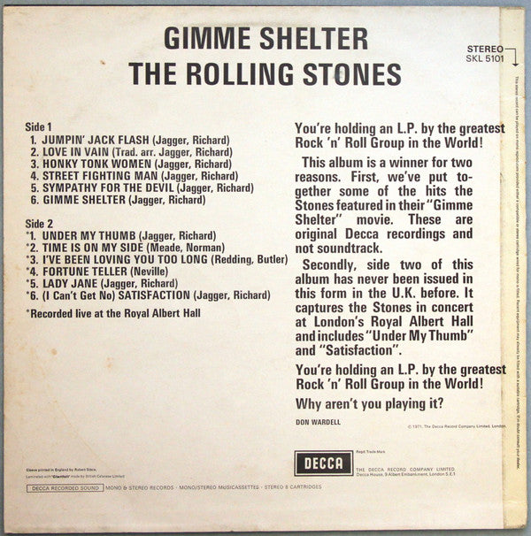 Rolling Stones - Gimme Shelter
