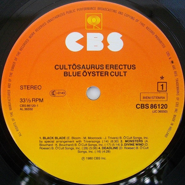 Blue Öyster Cult - Cultösaurus Erectus