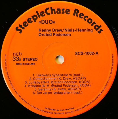 Drew/kenny/Niels Henning Ørsted Pedersen - Duo