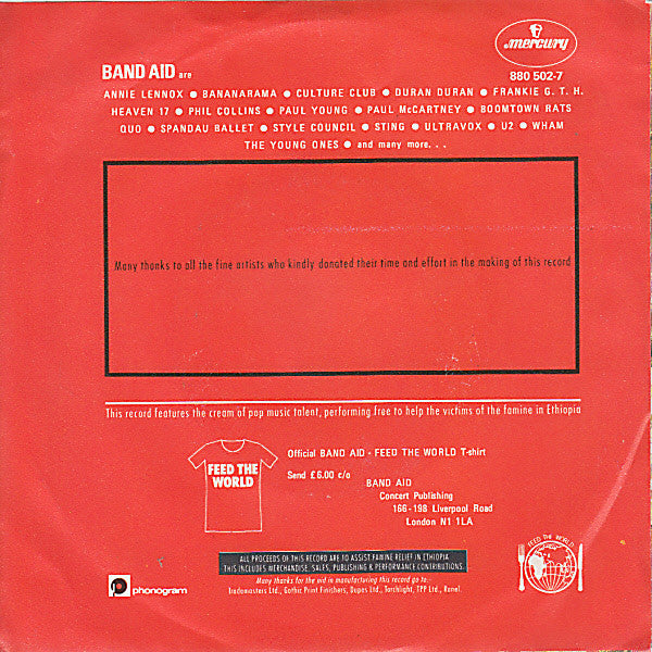 Band Aid - Do They Know It's Christmas ?