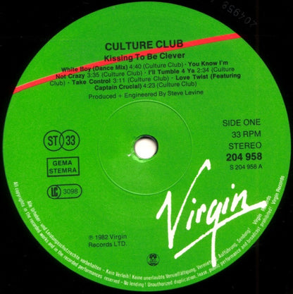 Culture Club - Kissing To Be Clever
