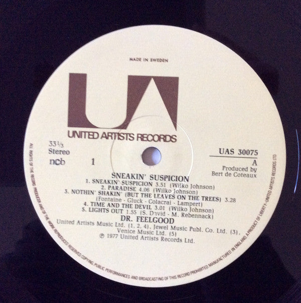Dr. Feelgood - Sneakin Suspicion - RecordPusher  