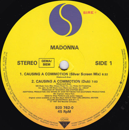 Madonna - Causing A Commotion