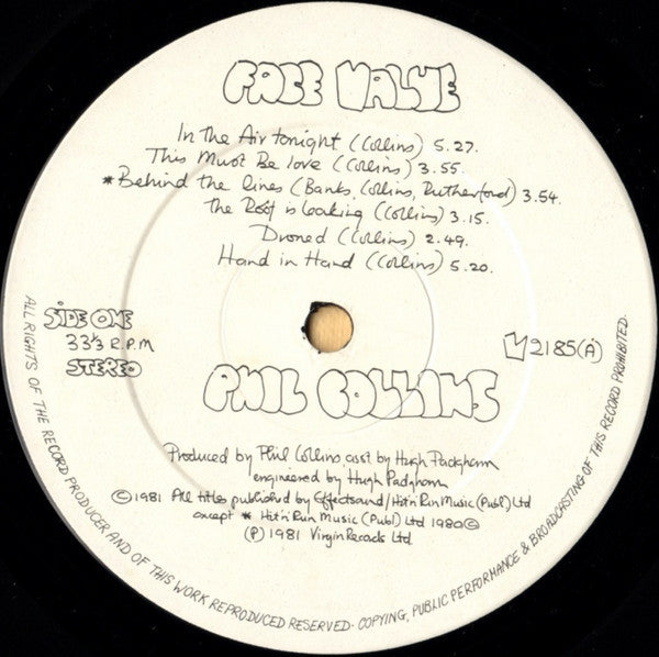 Collins, Phil - Face Value