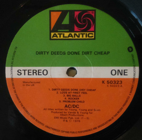 AC/DC - Dirty Deeds Done Dirt Cheap