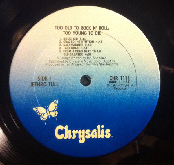 Jethro Tull - Too old To Rock 'n' Roll: Too Young To Die!