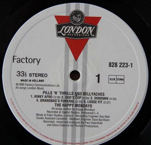 Happy Mondays - Pills 'N' Thrills And Bellyaches