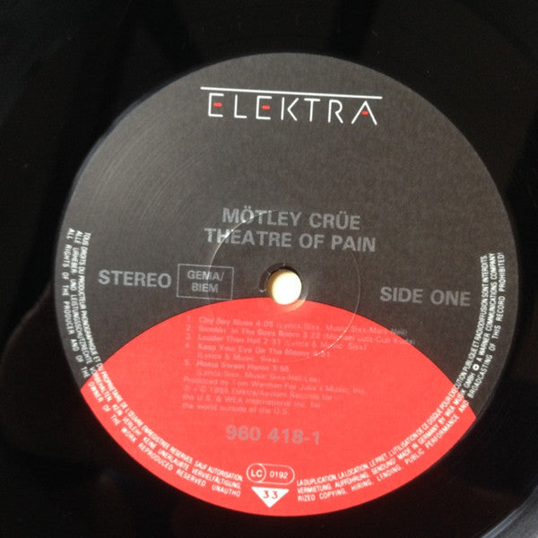 Mötley Crüe - Theatre Of Pain