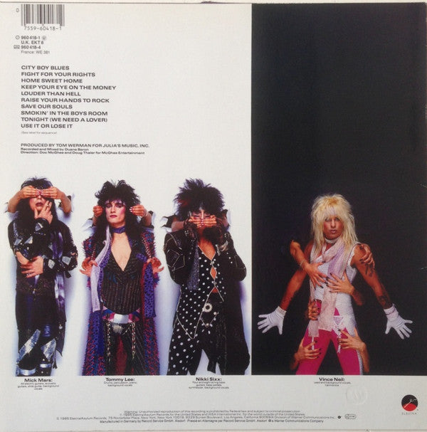 Mötley Crüe - Theatre Of Pain