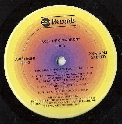 Poco - Rose Of Cimarron