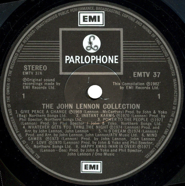 Lennon, John - The John Lennon Collection