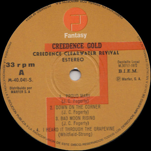 Creedence Clearwater Revival ‎– Creedence Gold