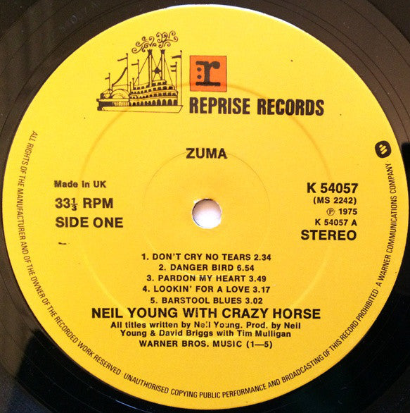 Young, Neil & Crazy Horse ‎– Zuma