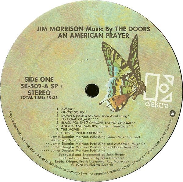 Morrison, Jim - An American Prayer
