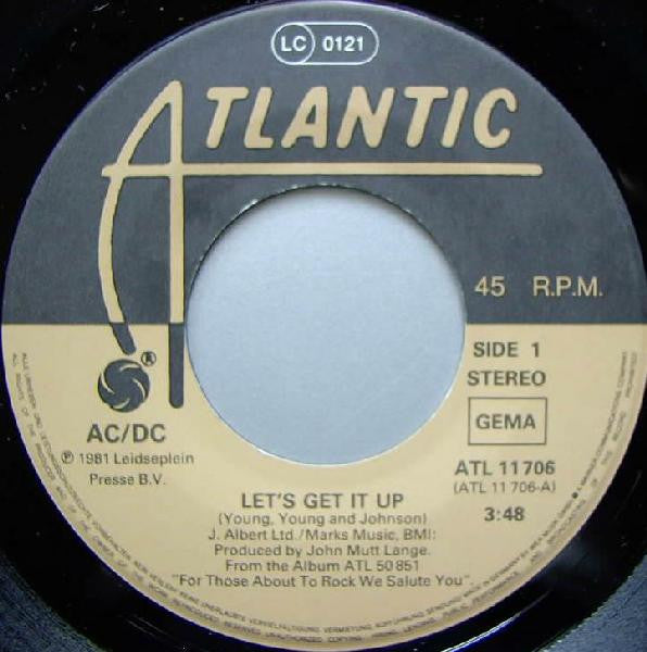 AC/DC - Let's Get It Up - RecordPusher  