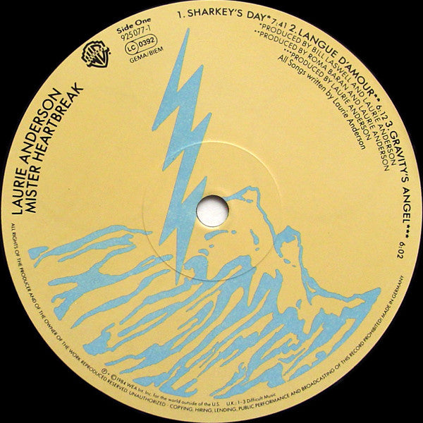 Anderson, Laurie - Mister Heartbreak