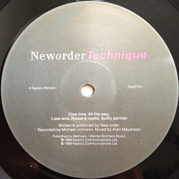 New Order - Technique