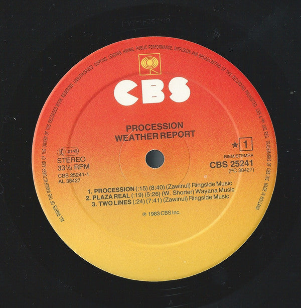 Weather Report - Procession