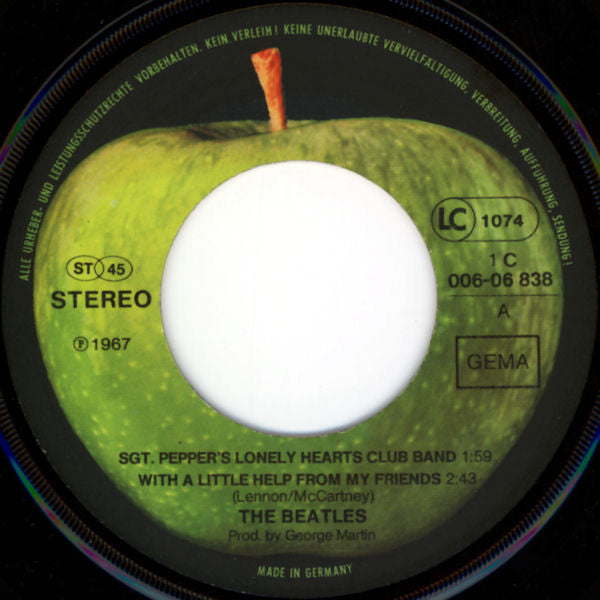 Beatles ‎– Sgt. Pepper's Lonely Hearts Club Band