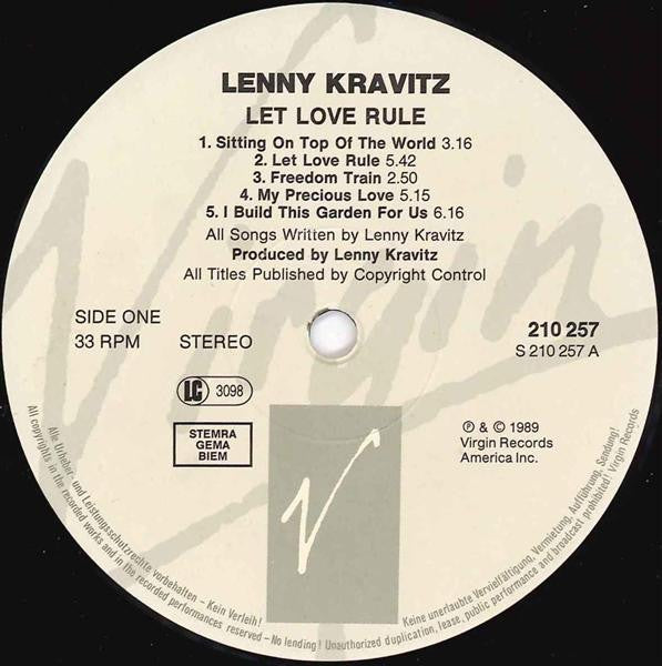 Kravitz, Lenny - Let Love Rule
