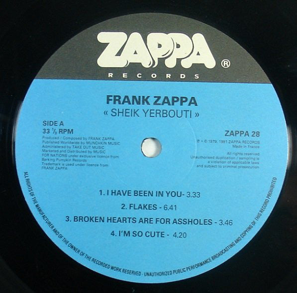 Zappa, Frank - Sheik Yerbouti
