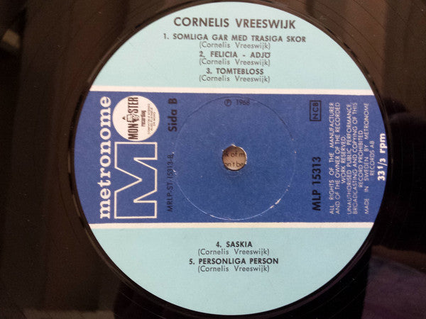 Vreeswijk, Cornelis  – Tio Vackra Visor Och Personliga Person