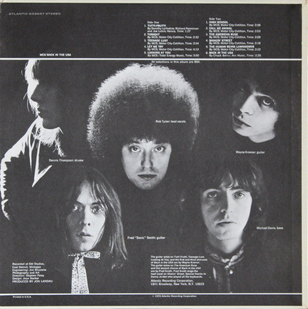 MC5 - Back In The USA