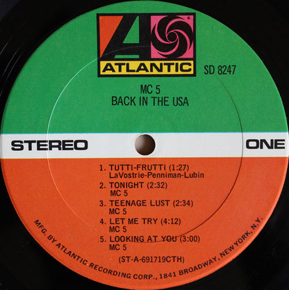 MC5 - Back In The USA