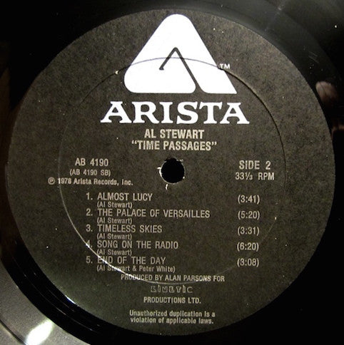 Stewart, Al  ‎– Time Passages