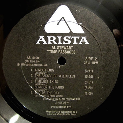 Stewart, Al  ‎– Time Passages