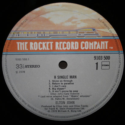 John, Elton -  A Single Man