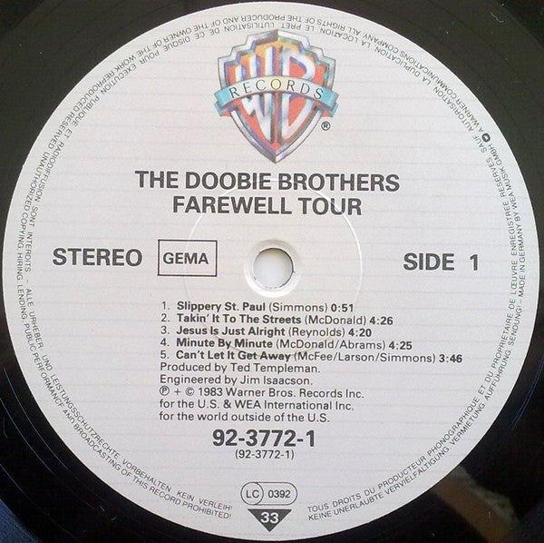 Doobie Brothers - Farewell Tour