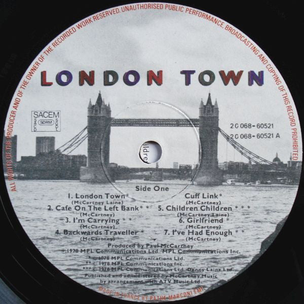 Wings - London Town