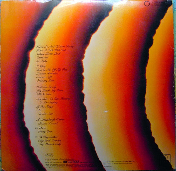 Wonder, Stevie - Songs In The Key Of Life