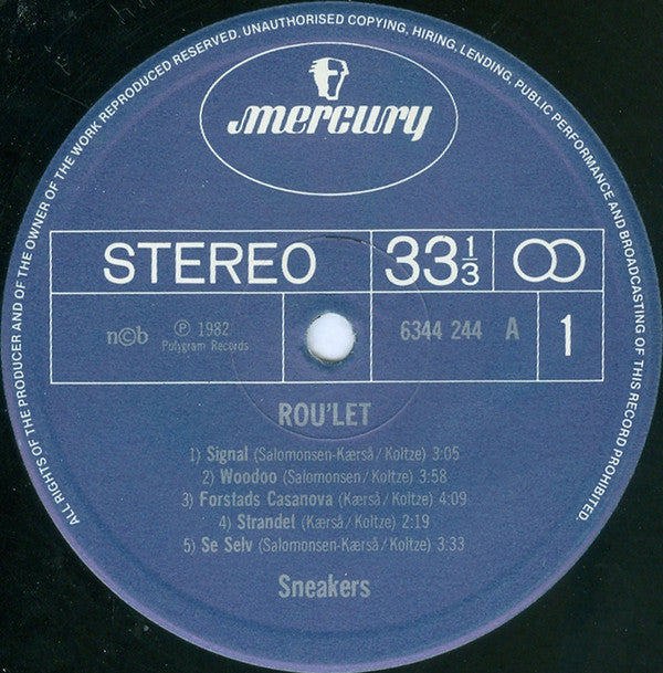 Sneakers ‎– Rou'let