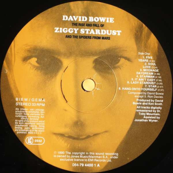 Bowie, David - The Rise And Fall Of Ziggy Stardust And The Spiders From Mars
