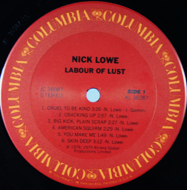 Lowe, Nick - Labour Of Lust