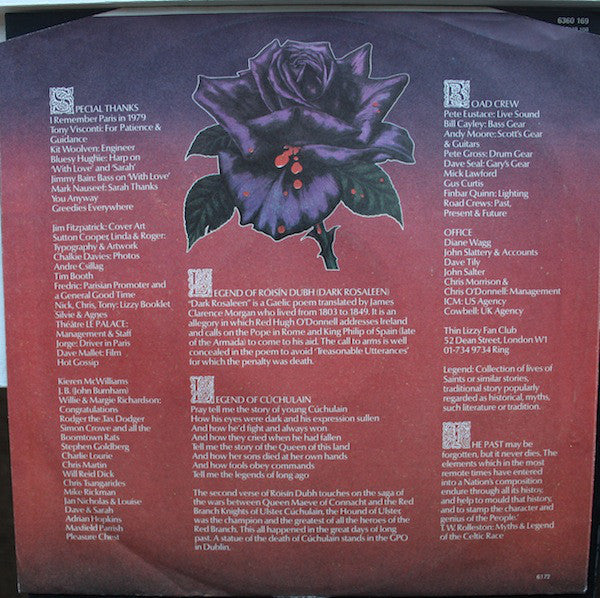 Thin Lizzy - Black Rose