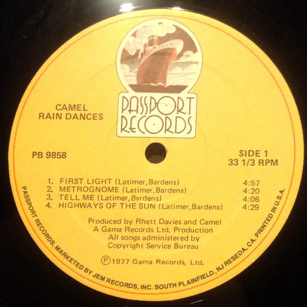 Camel ‎– Rain Dances