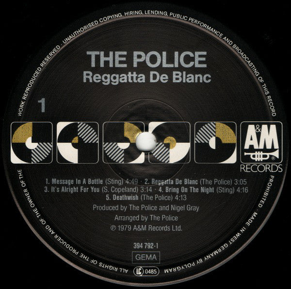 Police - Reggatta de Blanc