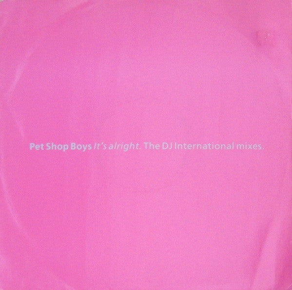 Pet Shop Boys - It's Alright