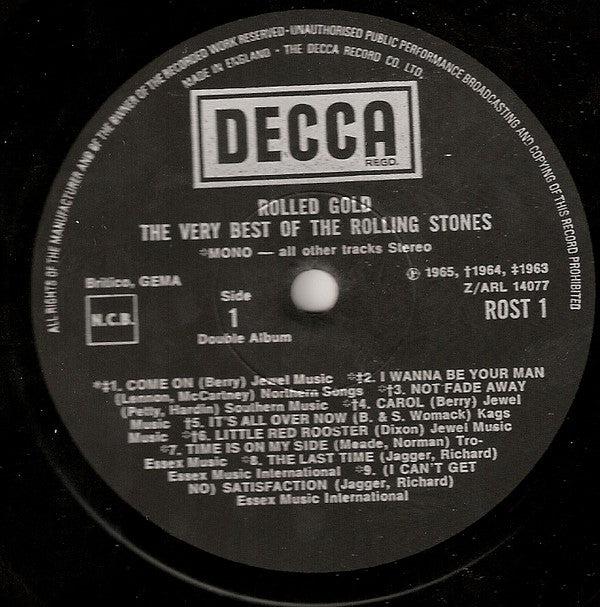 Rolling Stones ‎– Rolled Gold/The Very Best Of