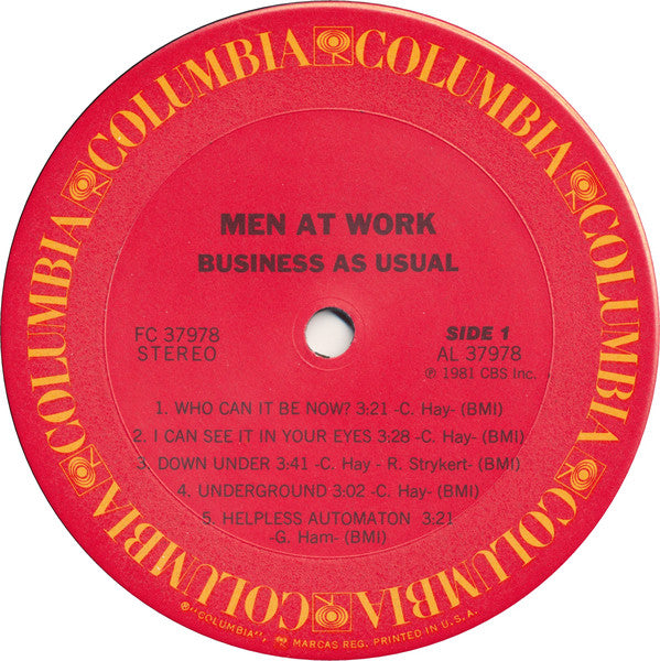 Men At Work - Business As Usual