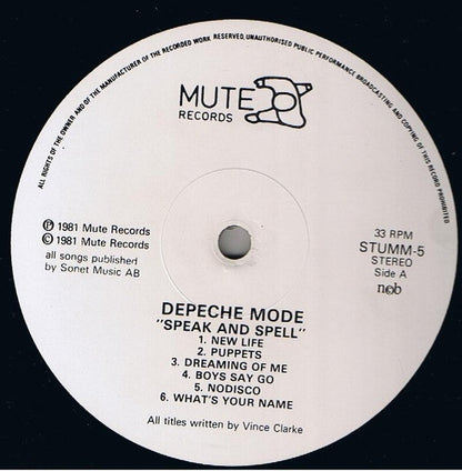 Depeche Mode - Speak & Spell