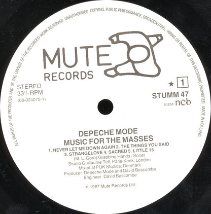Depeche Mode - Music For The Masses