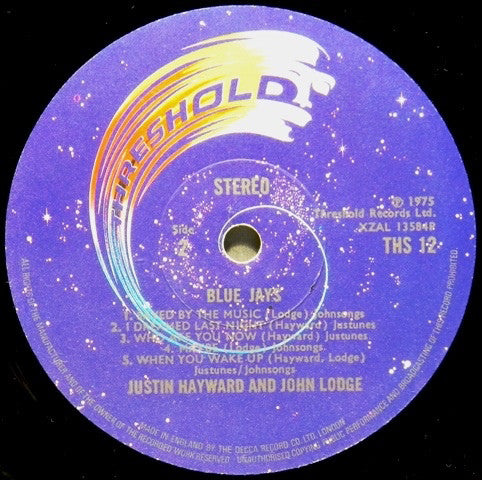 Hayward, Justin & John Lodge ‎– Blue Jays