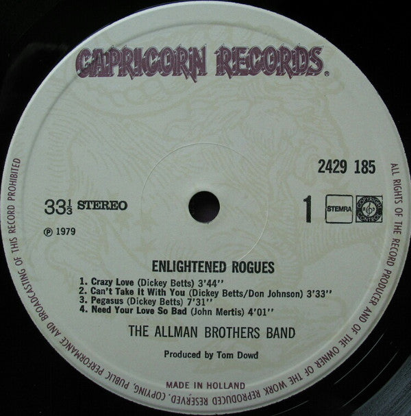 Allman Brothers Band - Enlightened Rogues